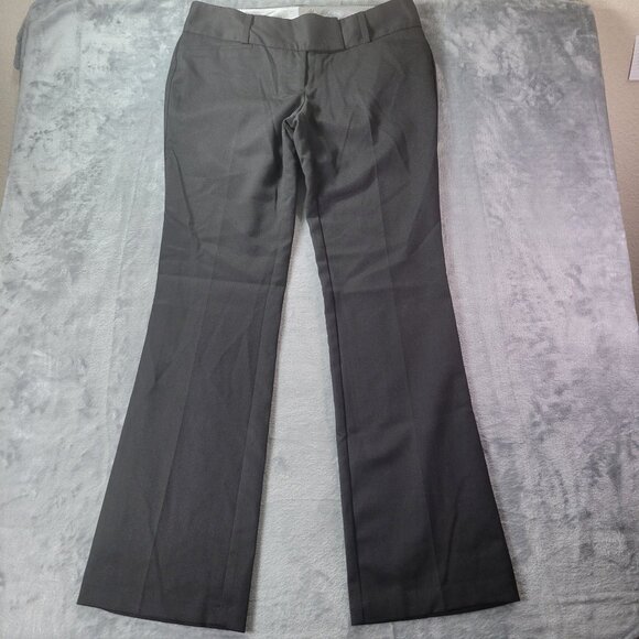 Charlotte Russe Womens Gray Dress Pants 2S Flare Trouser Career Work Office - Picture 1 of 9